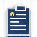 Icone de paperasse administrative pour micro-entreprise